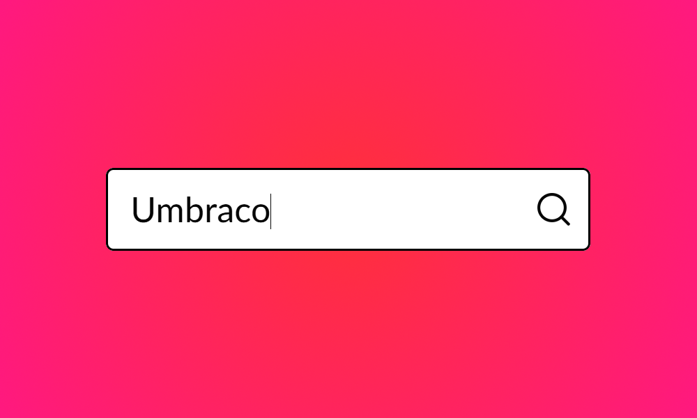 Trying out the new Umbraco Search